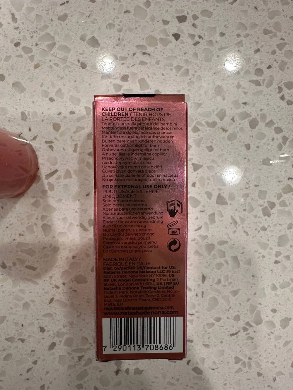 Natasha Denona HY-GLOSS Tinted Gloss Balm — Cherry Blossom